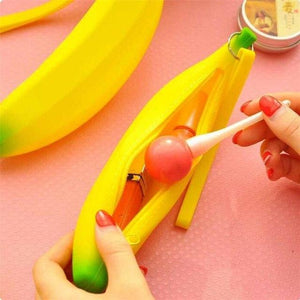 Lovely Silicone Banana Tie Zipper Coin Purses Multifunctio Wallets Famous Brand Women Wallet Billeteras Para Mujer Carteira